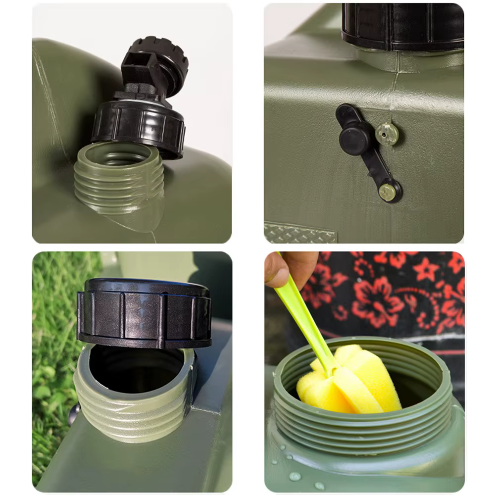 Desert Fox Grand Conteneur d'Eau Précieux Vert Militaire