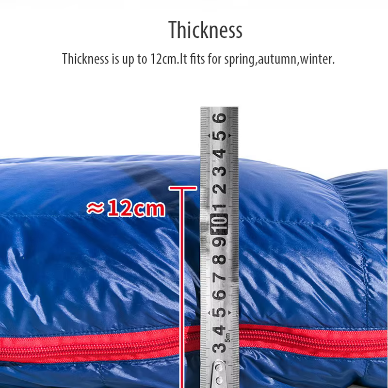 MUNIDown-Sac de couchage avec pack de compression pour temps froid