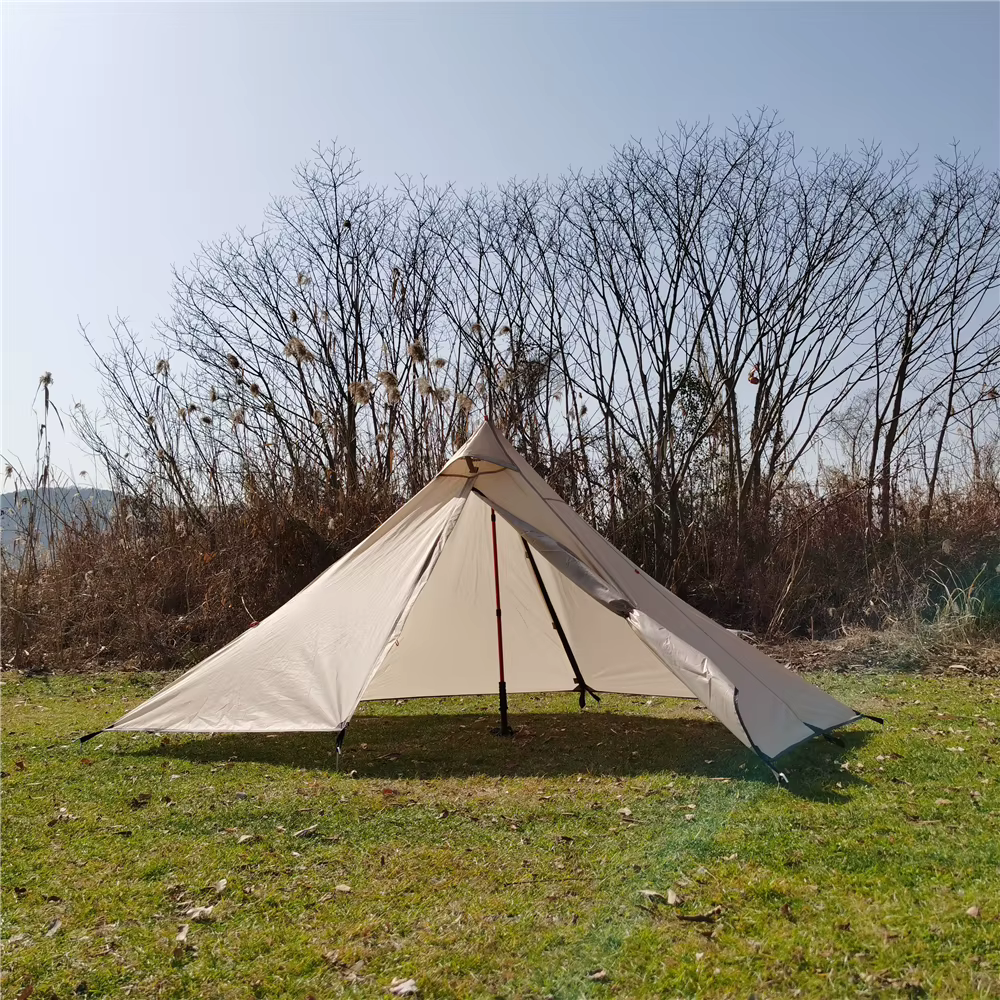 Tente de Camping en forme de pyramide pour une personne
