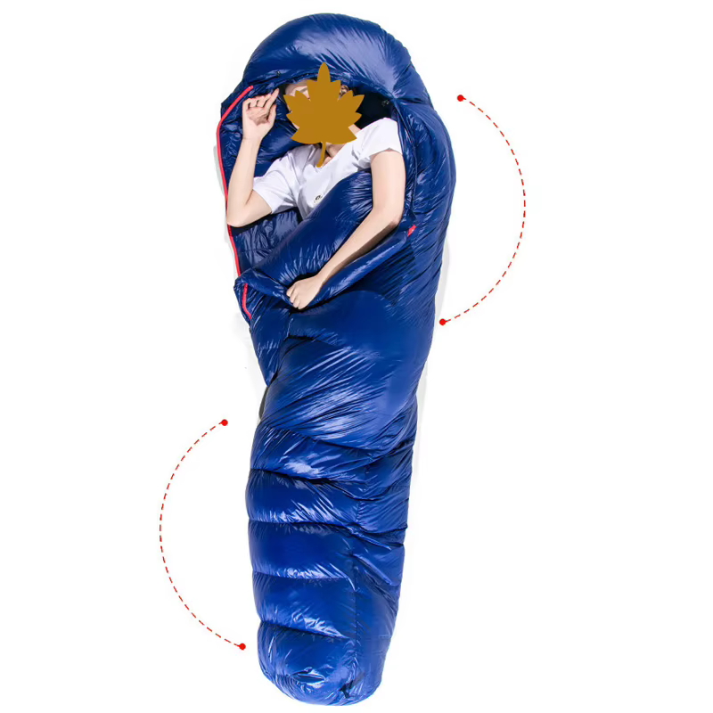 MUNIDown-Sac de couchage avec pack de compression pour temps froid