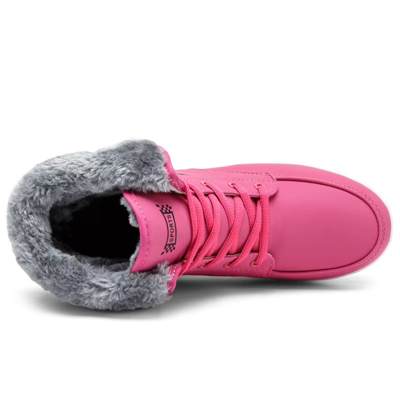 2025 chaussures femme hiver chaud plate-forme femmes bottes de neige en peluche femme espadrilles décontractées à lacets bottines femmes chaussures WSH3418