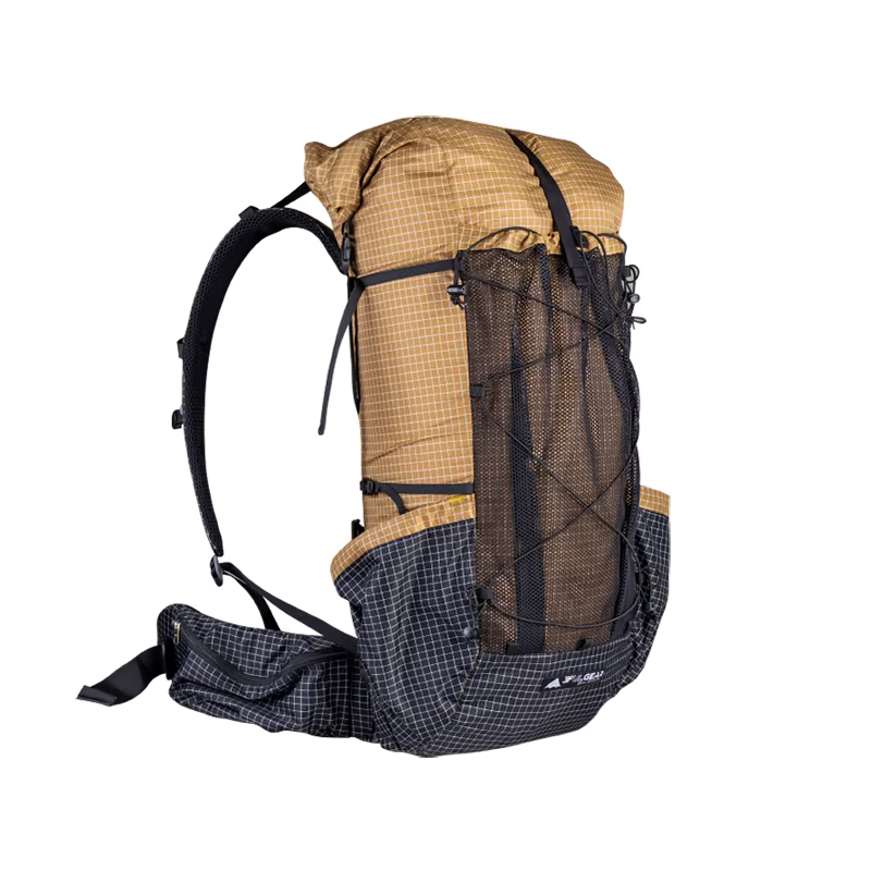 FLAME'S CREED sac à dos Qi Dian Pro voyage Camping randonnée sac à dos extérieur ultraléger sans cadre Packs 40 + 16