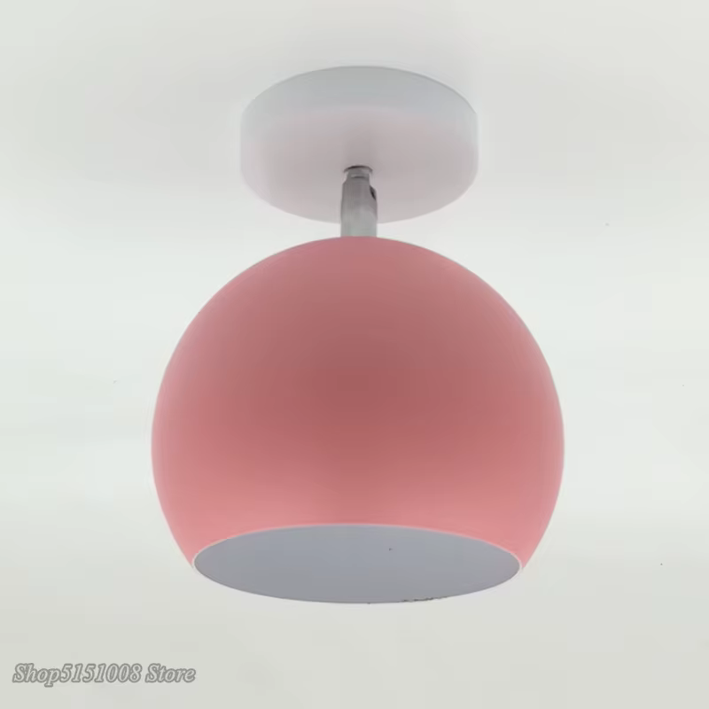 Plafonnier LED Macaron au Design Nordique Moderne, Luminaire Décoratif d'Nik, Idéal pour un Salon, une Chambre à Coucher