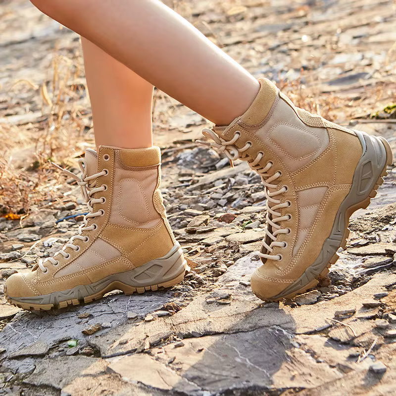 Nouveau Sport hommes bottes en plein air randonnée désert cuir bottines