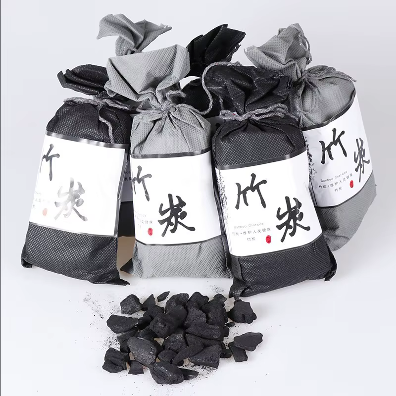 Sacs de purification d'air au charbon de bambou, pour réfrigérateurs, armoires, armoires à chaussures, désodorisant de voiture, sac en charbon actif