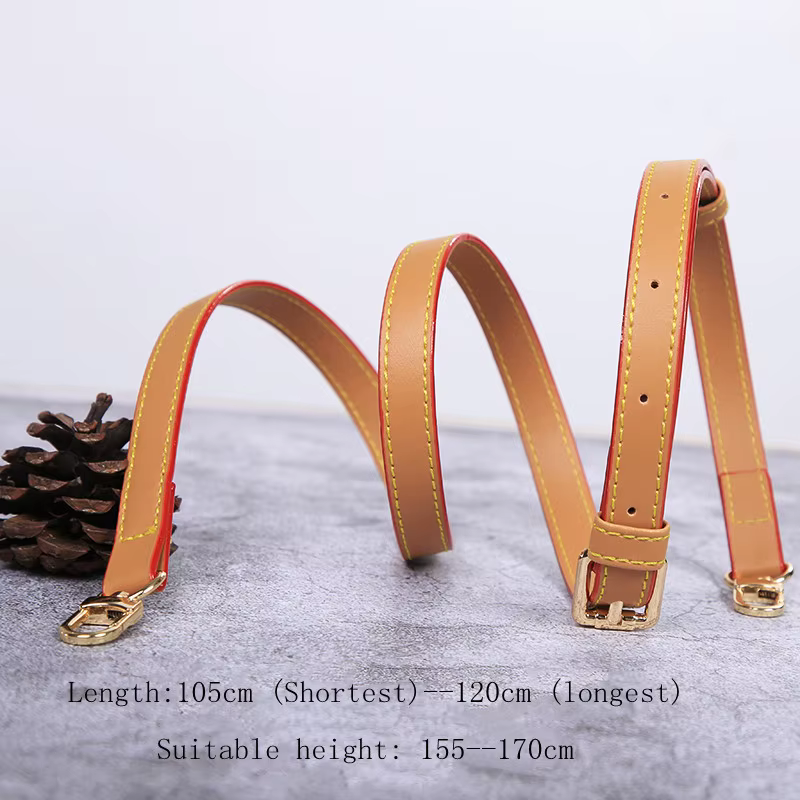 Sac femme Beige abricot kaki sac à bandoulière incliné sangle ceinture réglable 105 ~ 120 cm