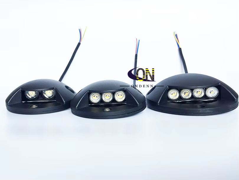 Spot lumineux LED encastrable dans le sol, imperméable conforme à la norme IP67, éclairage d'extérieur, luminaire de paysage, idéal pour un jardin, un sentier ou une cour, dc 12v, AC85V-265V, 2/3/4W