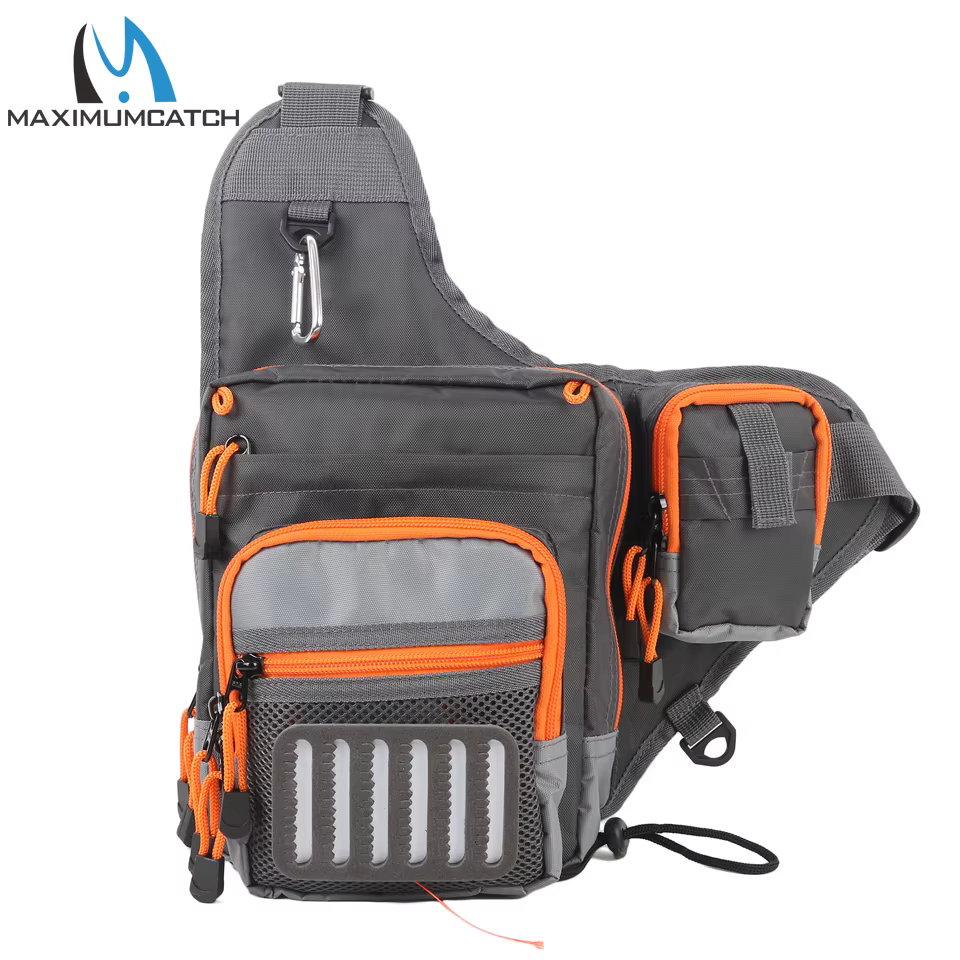 Maximumcatch Sac de pêche à la mouche, sac de pêche à 3 couches
