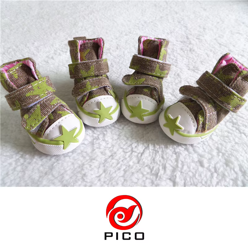 Offre spéciale chaussures pour chien de compagnie étoiles mignonnes botte de chiot en plein air baskets en toile