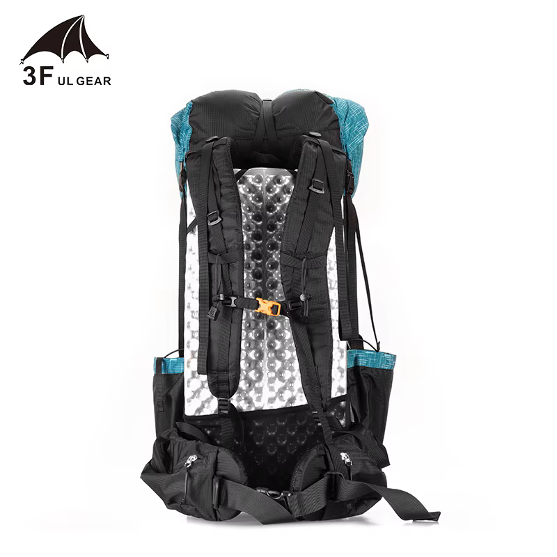 Sac à dos de randonnée résistant à l'eau 3F UL GEAR, sac de camping léger, sac à dos de voyage, sac à dos de montagne, sac à dos de trekking, 40+16L