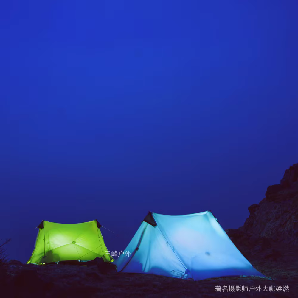 2 3F UL GEAR 2 personnes 1 personne en plein air ultra-léger tente de Camping 3 saisons 4