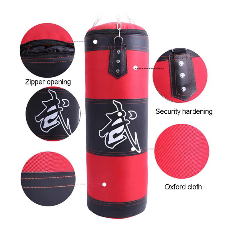 Sac de sable durable avec mousqueton JOHook en métal, sac de frappe, crochet de boxe, entraînement de fitness, coup de pied, karaté, taekwondo