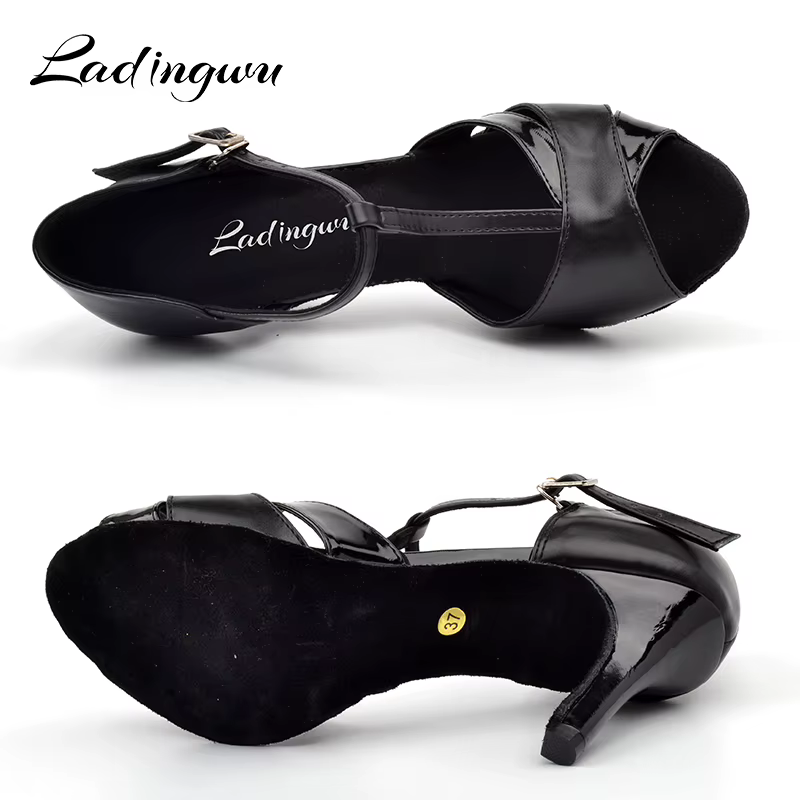 Ladingwu-Chaussures de Compétition de brevde Salon en Cuir Artificiel et PU pour Femme