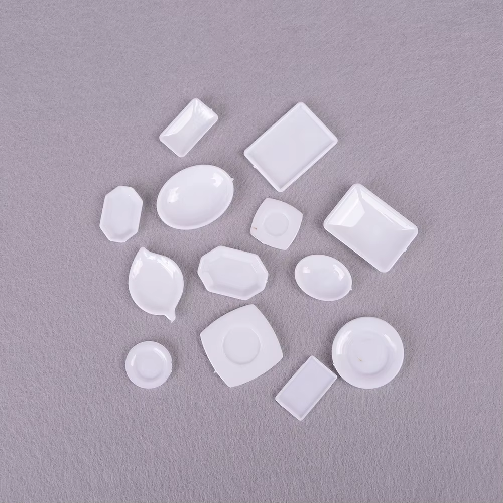 Mini ustensiles de cuisine en acrylique pour enfants, accessoires de beurre, tasse l'inventaire, assiette, vaisselle, jouets de décoration, cadeaux pour filles, salle de bain pour enfants, 33 pièces