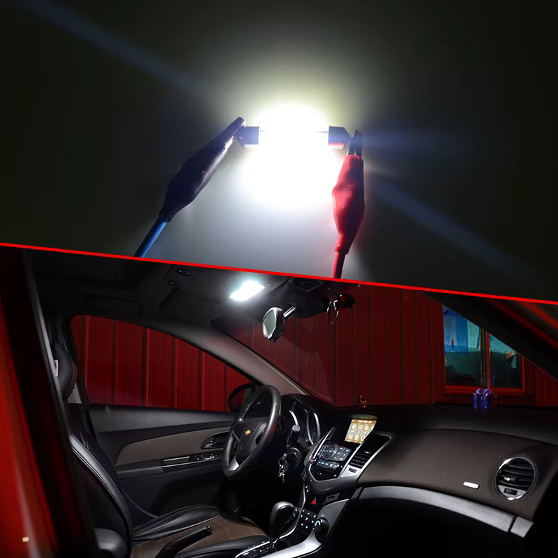 NAO C5W – ampoule C10W 2835 SMD, lumière LED 28mm 31mm 36mm 39mm 41mm 44mm, éclairage d'intérieur de voiture, lampe pour automobile 12V 6000K