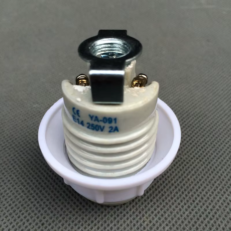 Porte-lampe en céramique E14 ou E26/E27, résistance aux hautes températures, douille à vis avec support m10, 4 pièces/lot