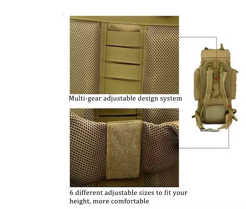 Sacs à dos d'escalade en nylon imperméables pour hommes