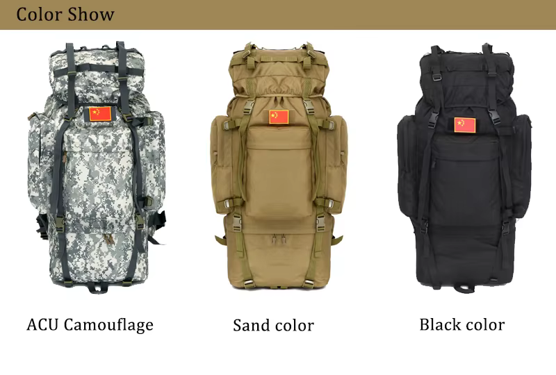 Sacs à dos d'escalade en nylon imperméables pour hommes