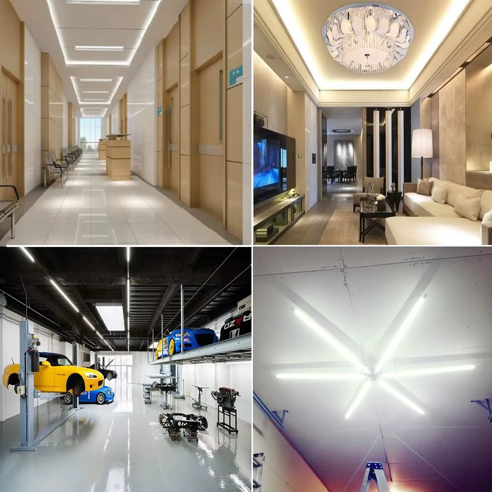 Veilleuse LED t5 à lumen élevé, tube fluorescent de remplacement 6w/8w/15w/25w, lampe t8 sans scintillement pour les magasins commerciaux, les hôtels, 29/30/50cm