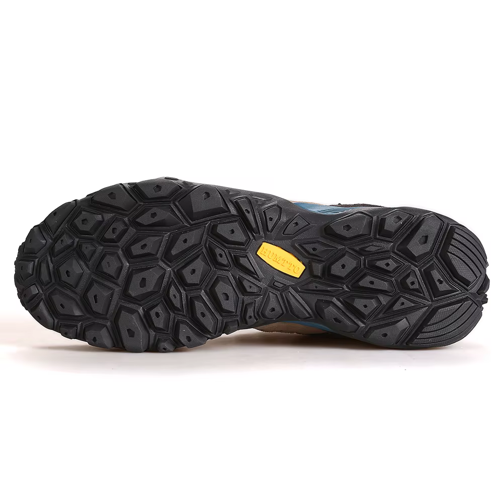 HUMTTO hommes chaussures de randonnée en plein air montagnes Trekking chaussures en cuir respirant à lacets absorbant les chocs baskets femmes Couple