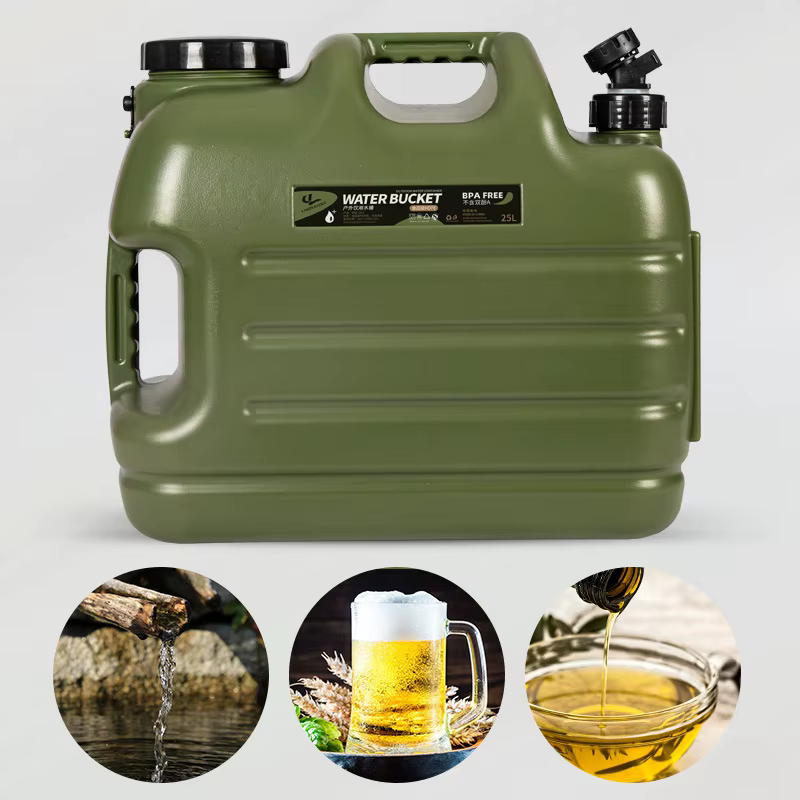 Desert Fox Grand Conteneur d'Eau Précieux Vert Militaire