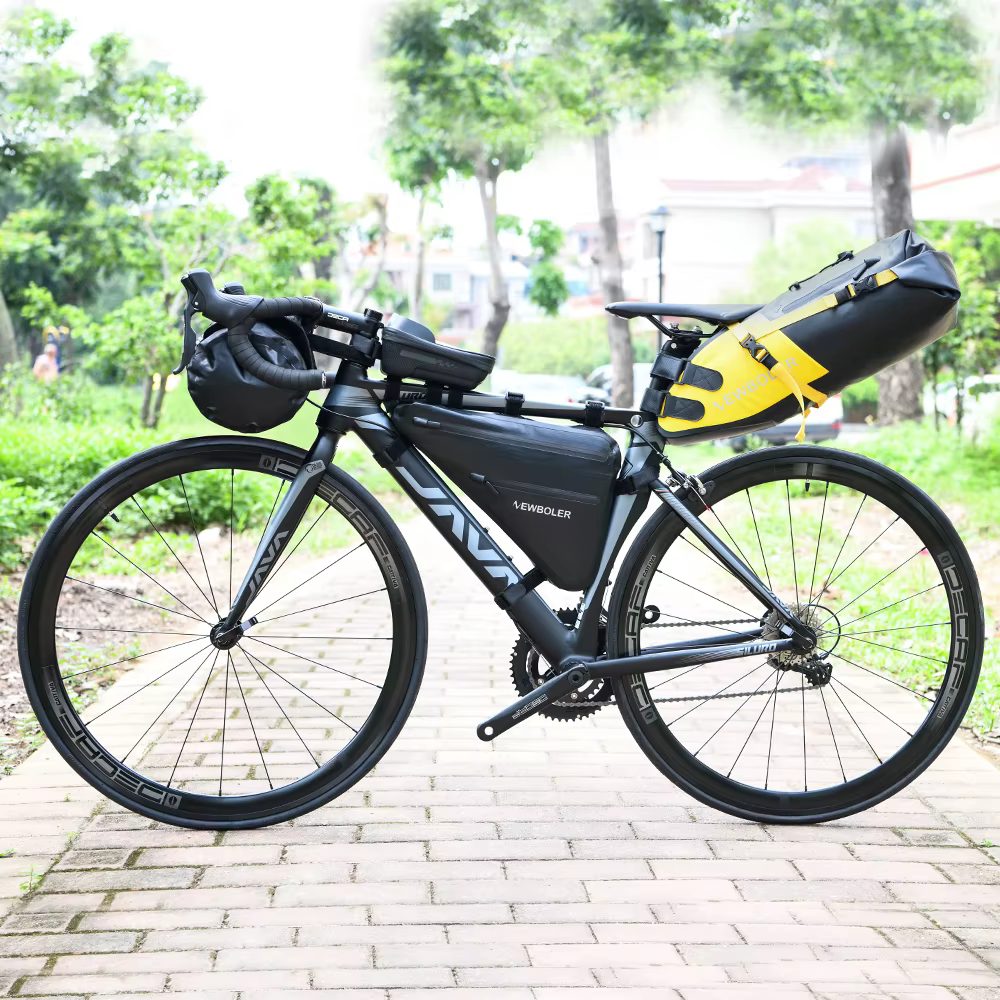 NEWBOLER sac de vélo étanche à la pluie grande capacité vtt