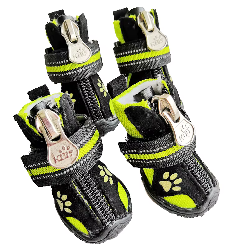 Bottes imperméables coordonnantes résistantes à l'usure pour petits et grands chiens, chaussures pour animaux de compagnie, Golden Retriever, Mullabrador 8 TANLarge, Marge chaude, hiver