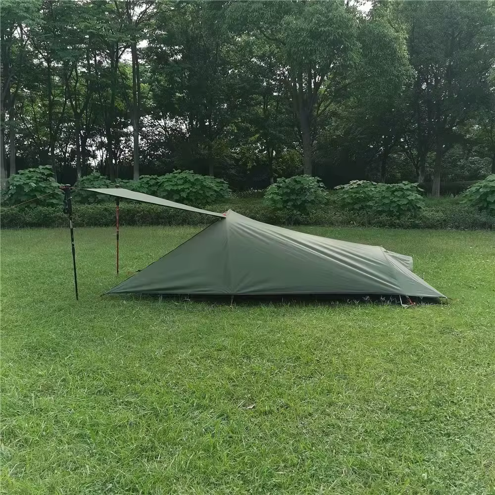 Tente de bivouac personnelle pour une personne, légère, tente pour une personne avec sac de transport, tente tunnel, pluie, 1.3kg