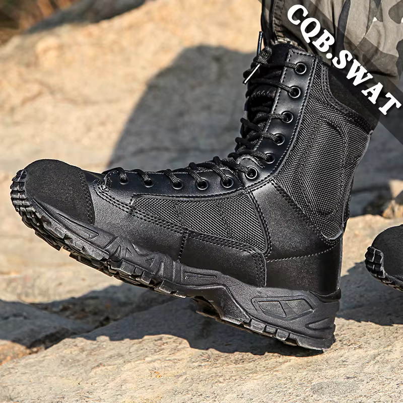 Nouveau Sport hommes bottes en plein air randonnée désert cuir bottines