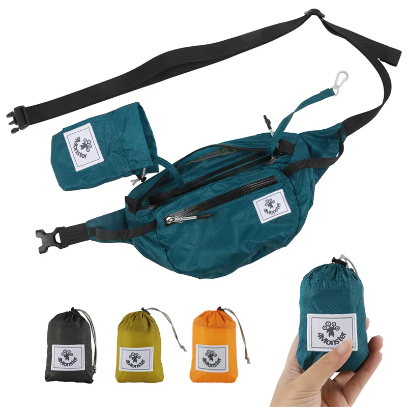 Sacs de taille de randonnée portables