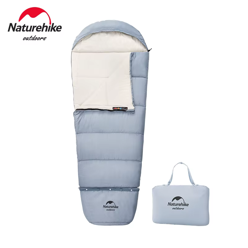 Naturehike-sac de couchage pour enfants, épissage étendu, camping, randonnée, chaud, momie, extérieur