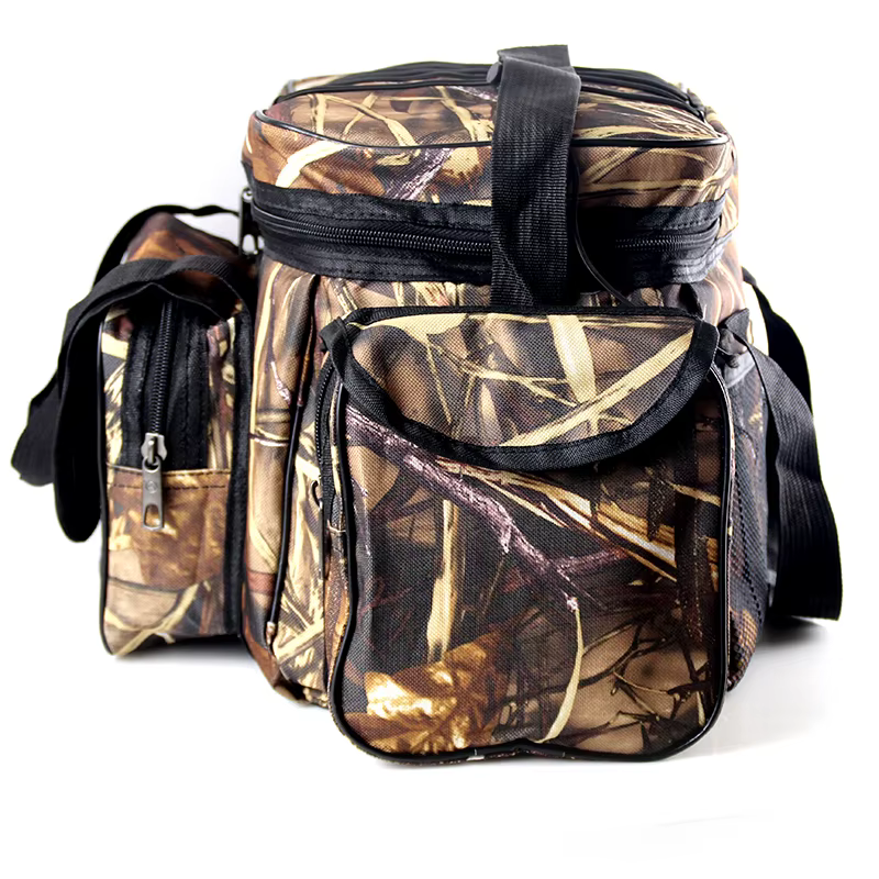 Sac de pêche de grande capacité, étanche, multifonctionnel, sac de taille pour leurre, sacs à bandoulière d'extérieur, matériel de pêche à la carpe, PJ198