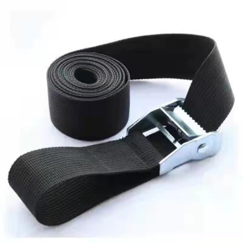 Sangle de Bagages Noire à Cliquet de 6m x 25mm