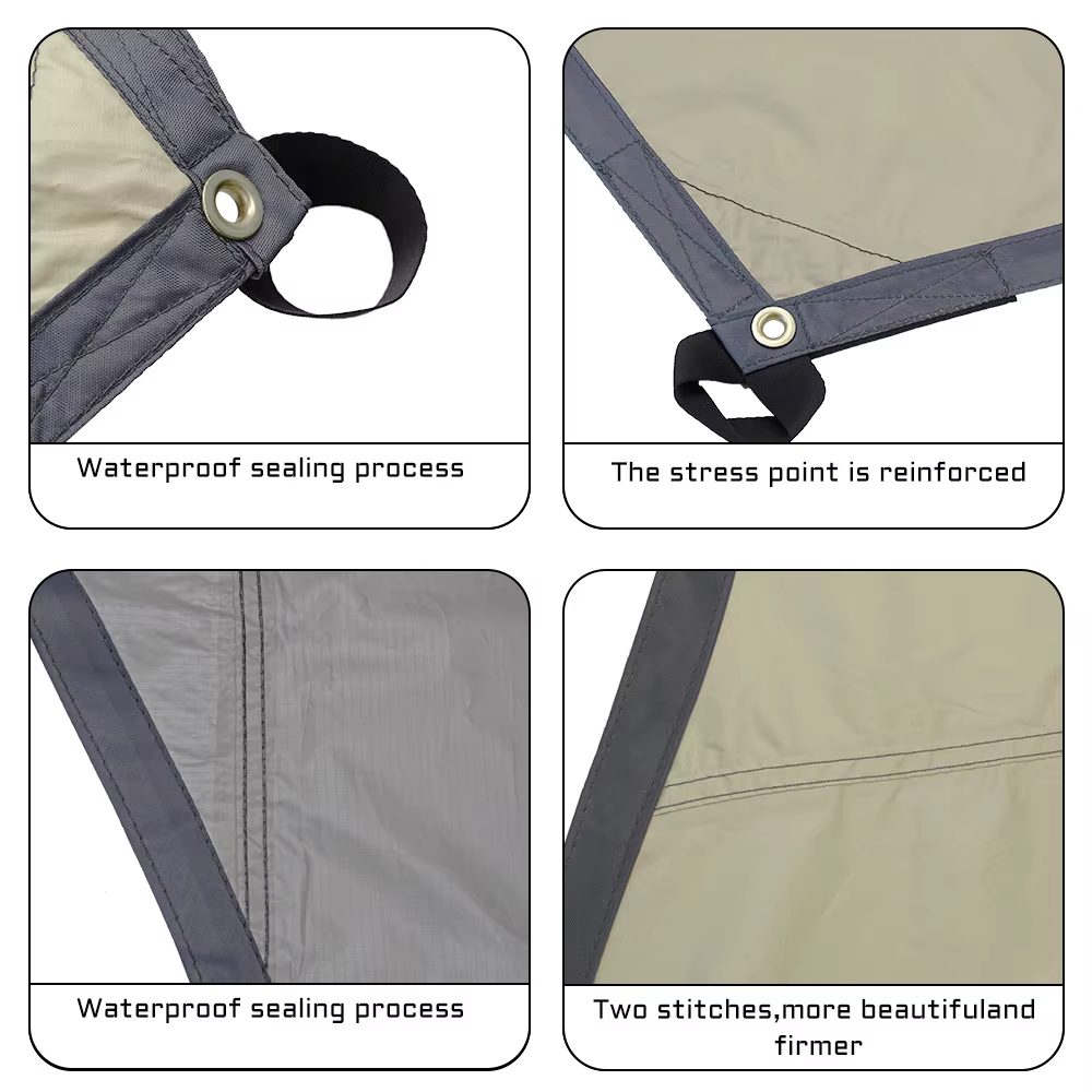 Octogone 5.1x5.1m, grande bâche imperméable
