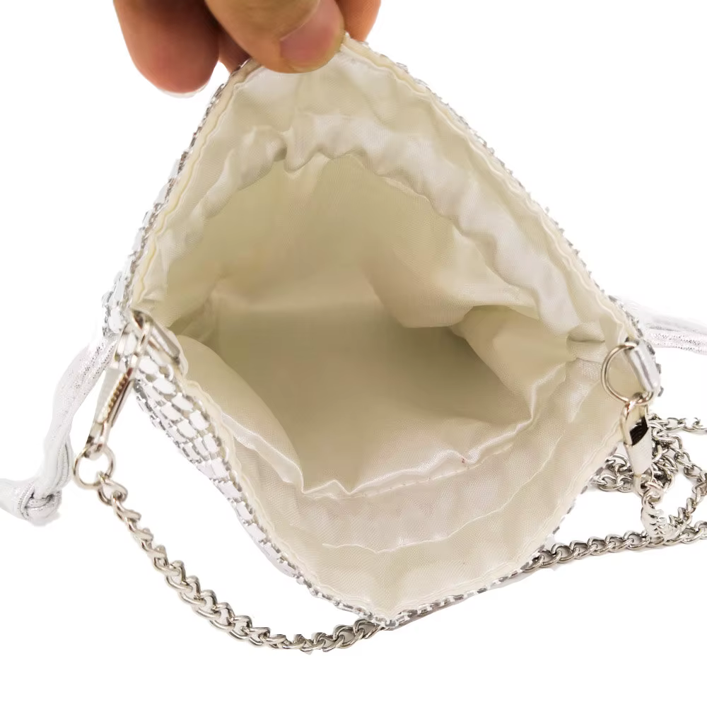 Boutique De FGG-Sac à main de soirée en aluminium pour femme