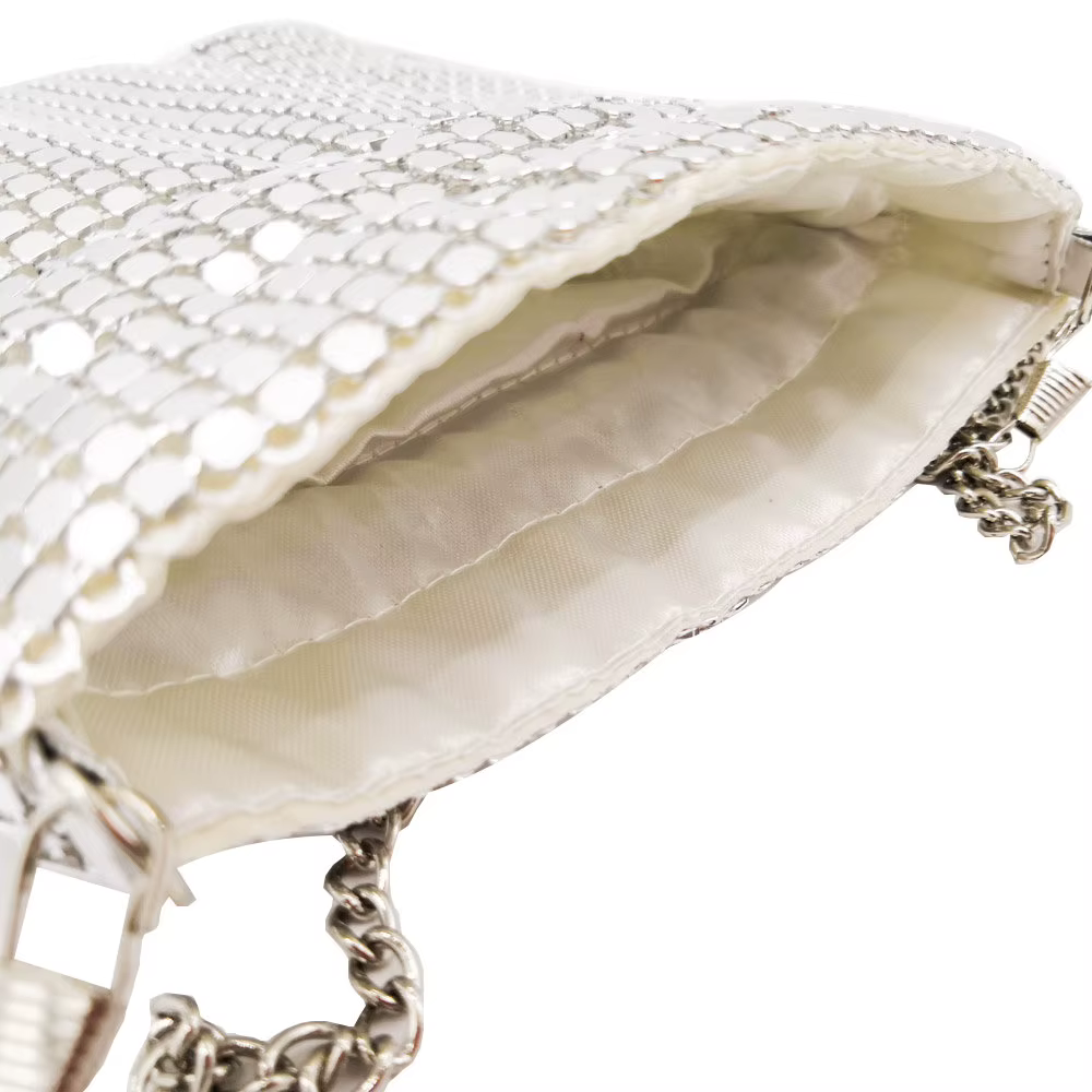 Boutique De FGG-Sac à main de soirée en aluminium pour femme