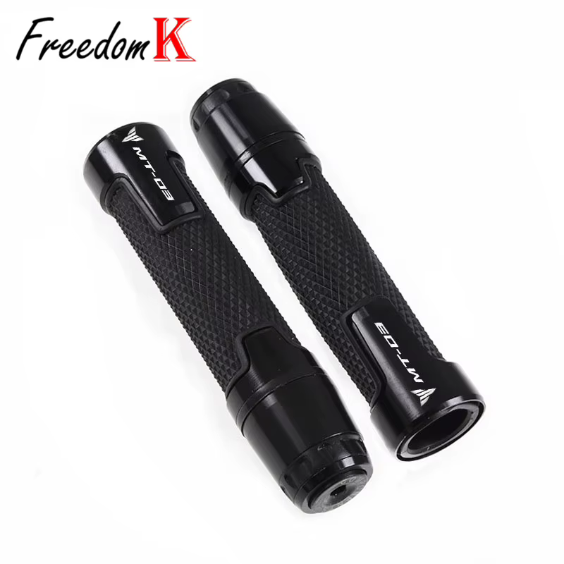 MT-03 accessoires de moto adaptés pour MT03 MT 03 MT-07 MT07 MT 07 FZ-07 FZ07 CNC poignée extrémités poignées de guidon