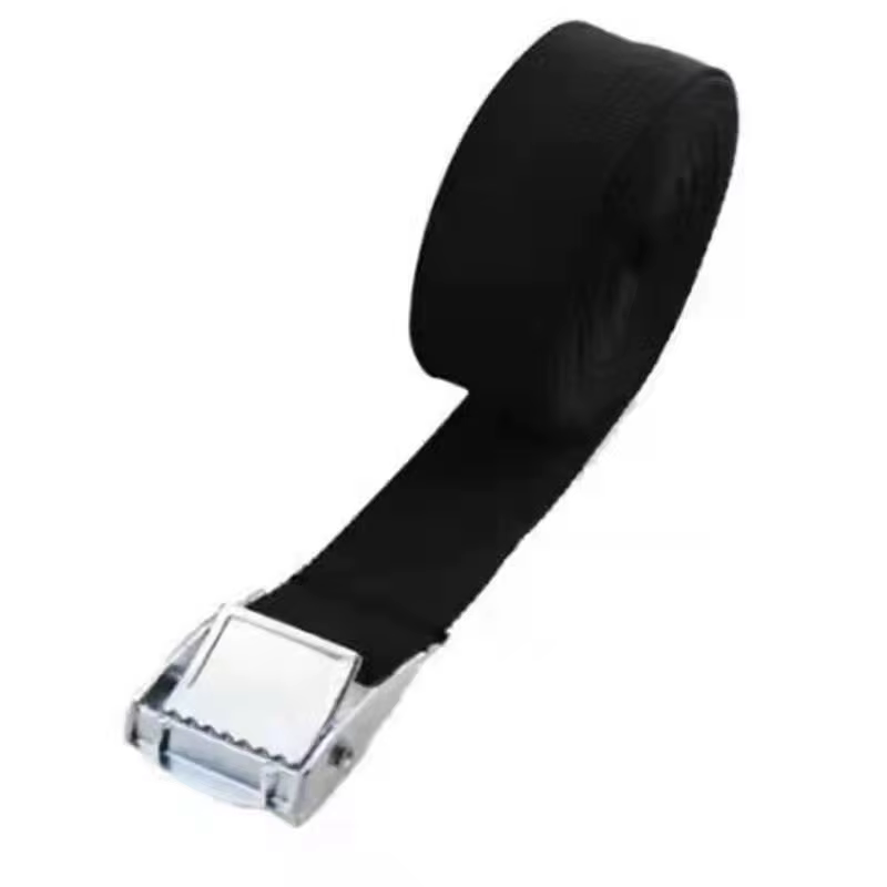 Sangle de Bagages Noire à Cliquet de 6m x 25mm