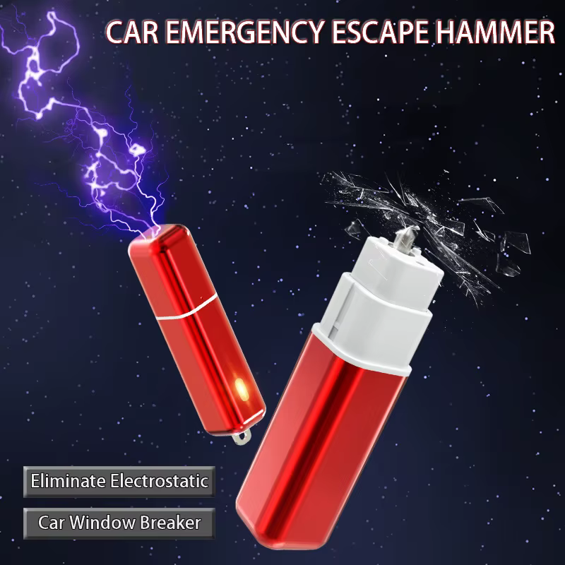 Mini marteau de sécurité Portable pour voiture, brise-vitre d'urgence, porte-clés d'évasion dans l'eau, outil EDC de survie en plein air, cadeau d'auto-défense