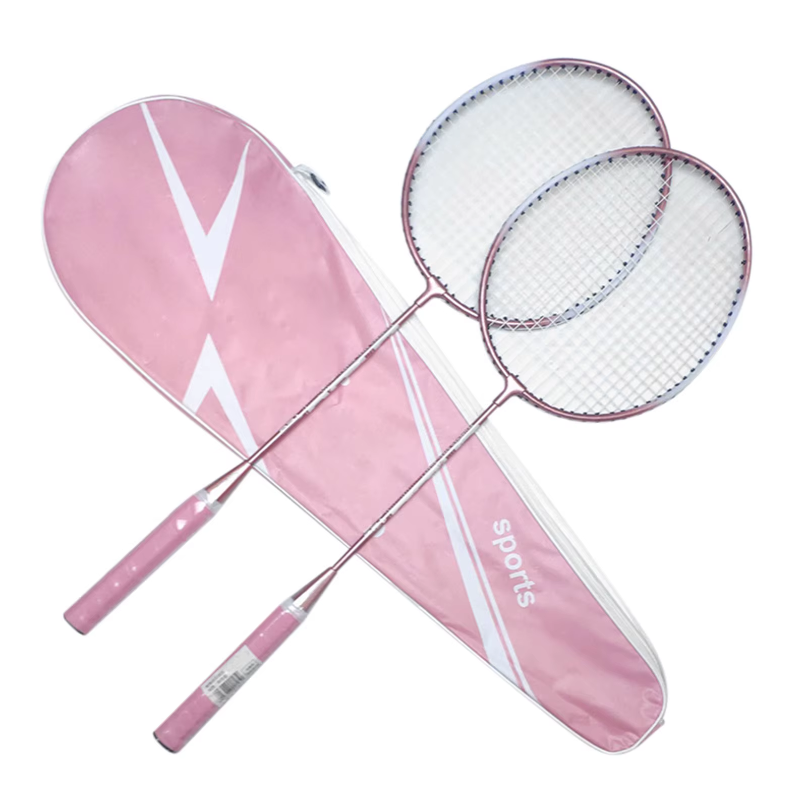 Ensemble de raquettes de badminton et sac de transport, accessoire de sports d'intérieur et d'extérieur, T8, 2 pièces