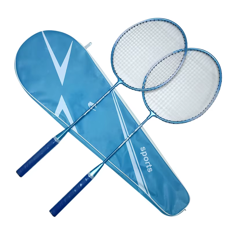 Ensemble de raquettes de badminton et sac de transport, accessoire de sports d'intérieur et d'extérieur, T8, 2 pièces