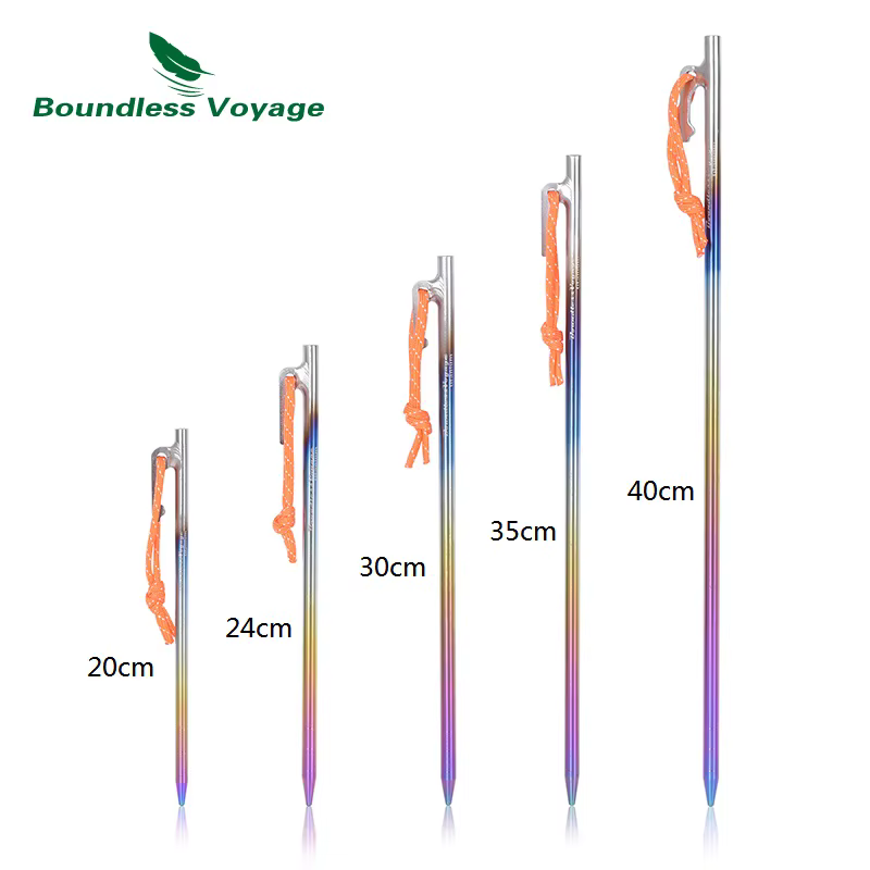 Boundless Voyage-Piquets de tente en titane