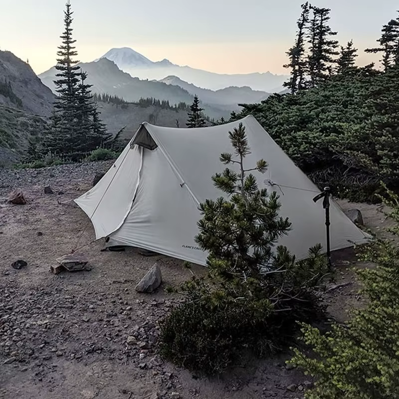 2 3F UL GEAR 2 personnes 1 personne en plein air ultra-léger tente de Camping 3 saisons 4