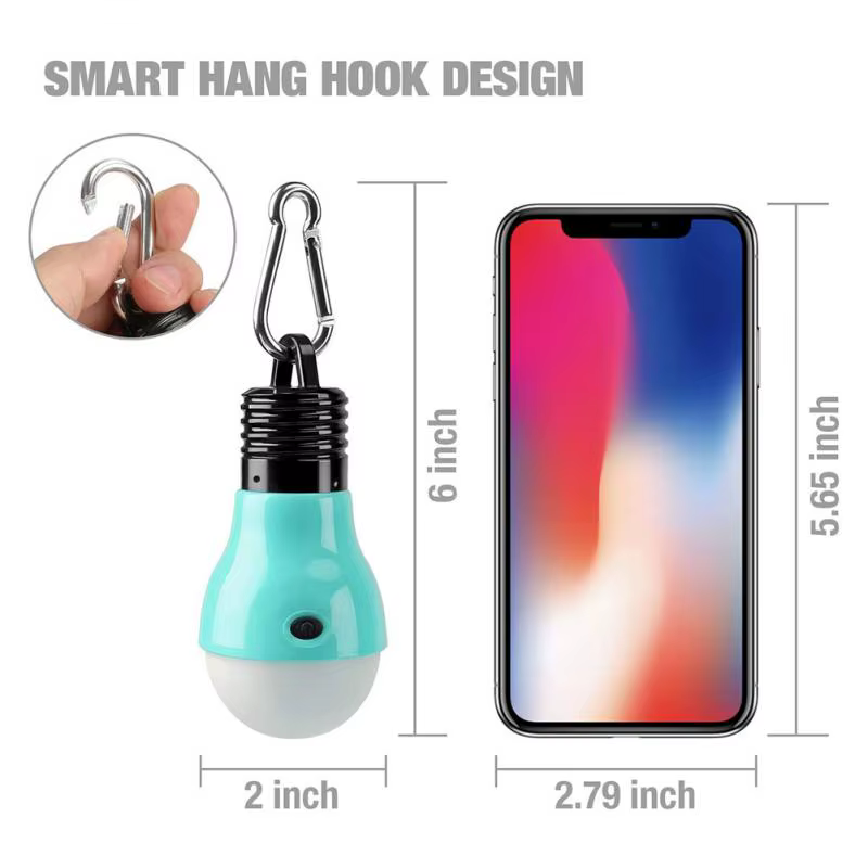 Lanterne de Camping lumière extérieure lumières alimentées par batterie multicolore éclairage étanche Mini lampe à LED
