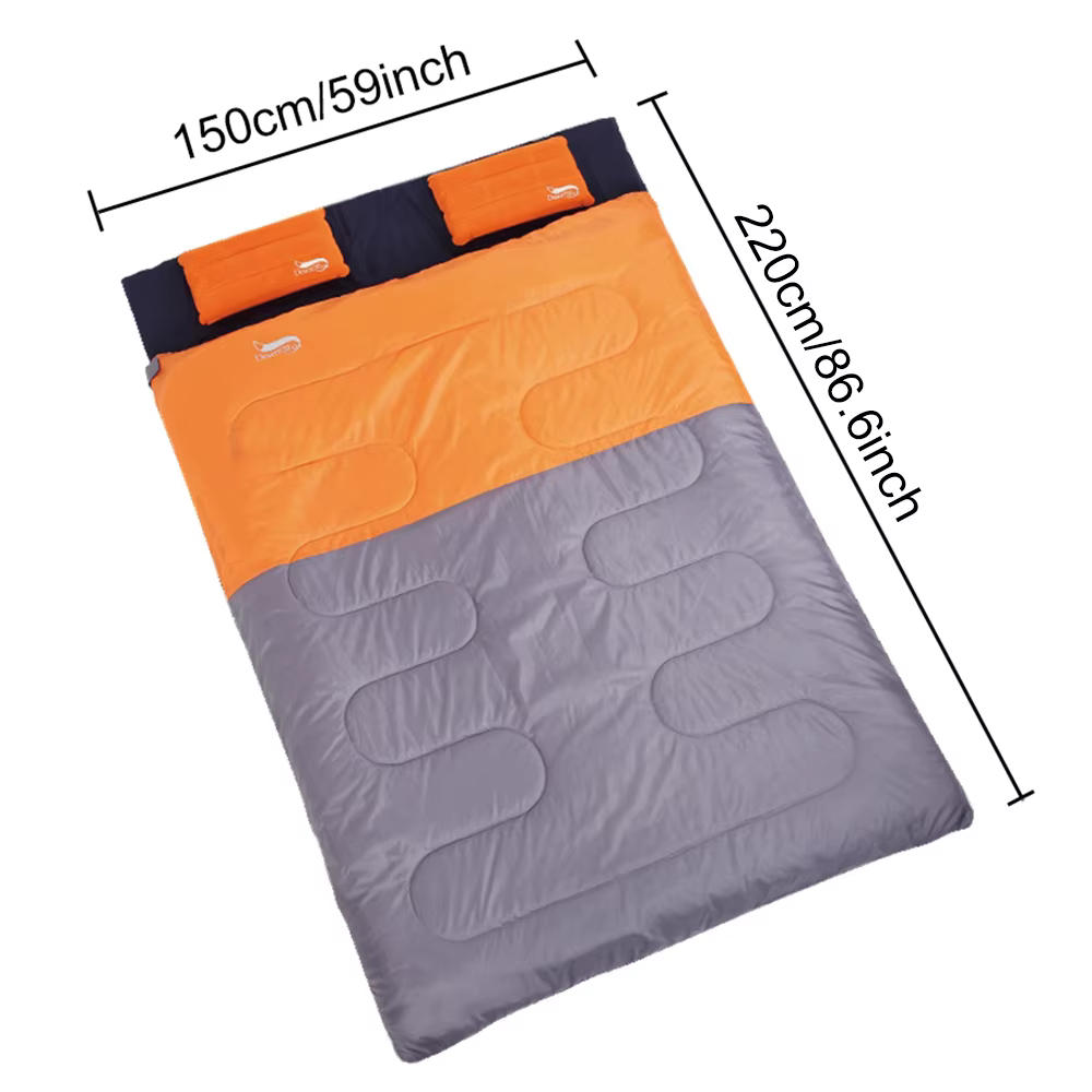 Desert & Fox Sac de couchage pour 2 personnes pour couple