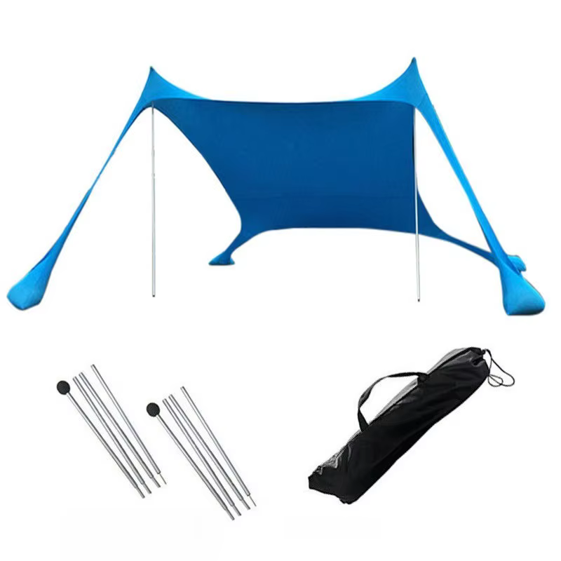 Tente de plage portable anti-UV pour camping en bord de mer