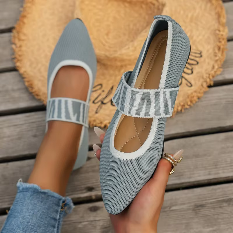 Ballerines décontractées pour femmes, chaussures à talons bas, pieds nus, baskets élégantes pour femmes, mocassins confortables, Parker pointu, Socofy, nouveau
