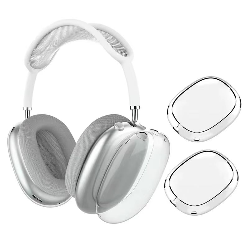 Pour AirPods Max étui Transparent souple TPU anti-rayures housse de protection pour Apple AirPods Max accessoires pour écouteurs