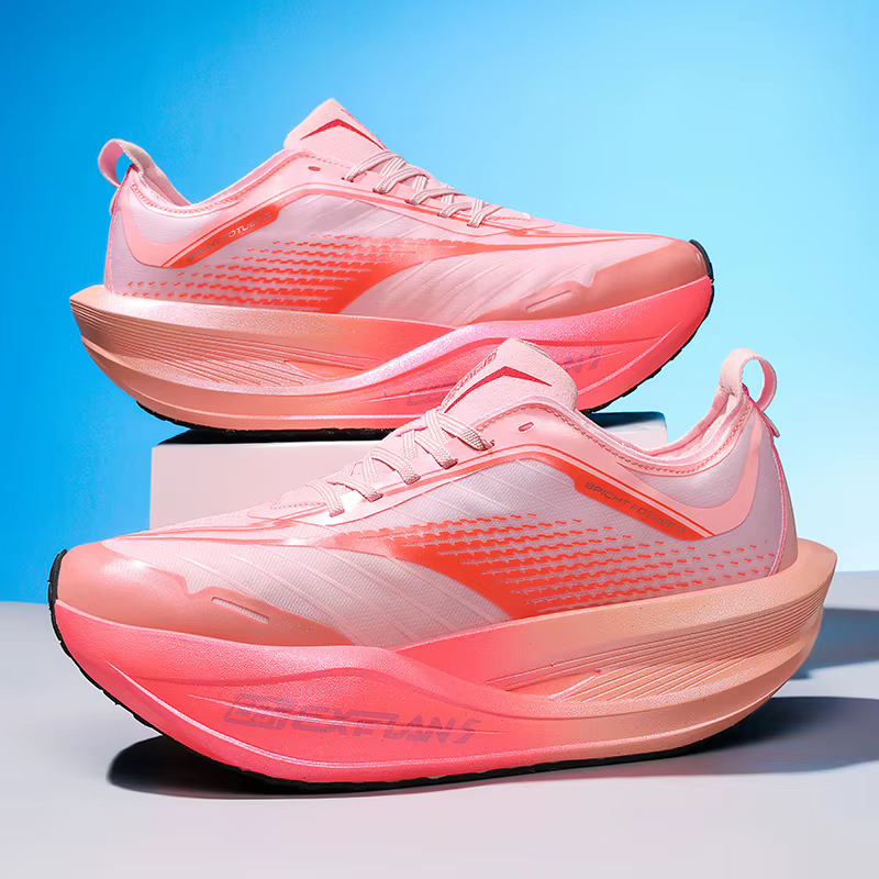 Chaussures de course à pied en fibre de carbone pour marathon