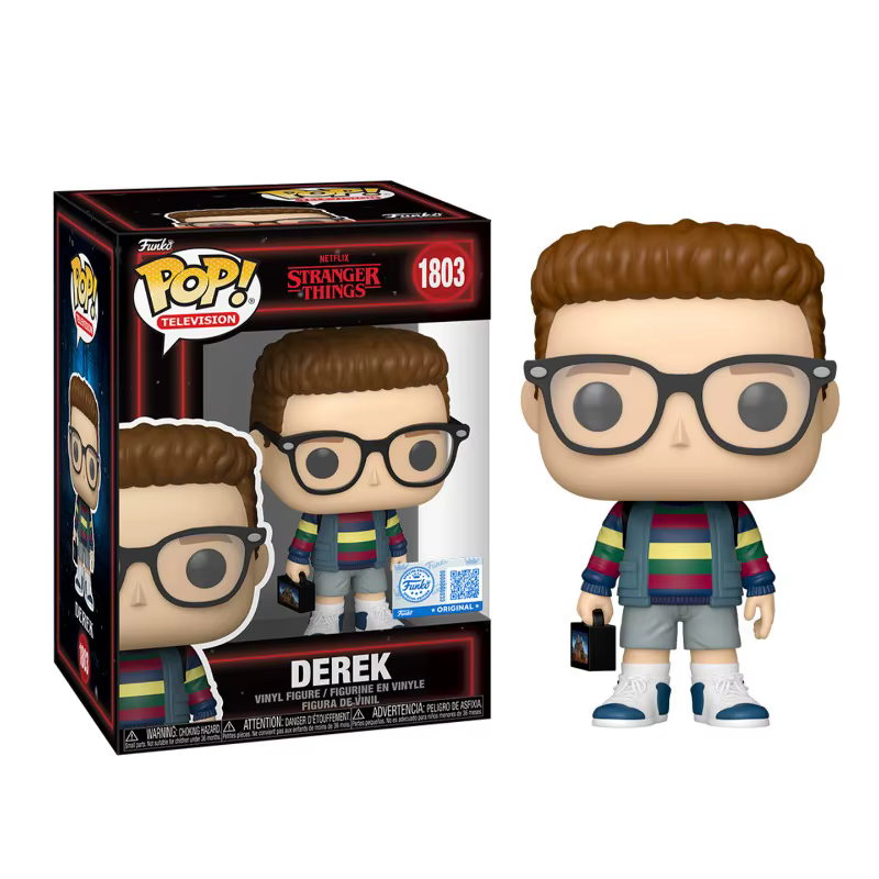 Figurines Funko Pop originales Stranger Things Derek Turnbow, jouets pour cadeau d'anniversaire